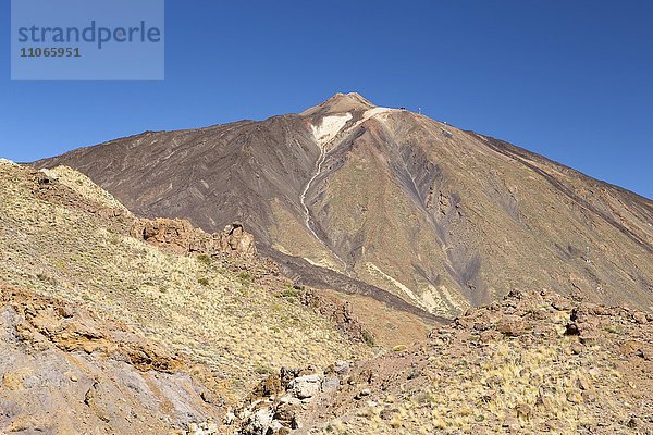 Vulkan Pico del Teide  Teneriffa  Kanarische Inseln  Spanien  Europa