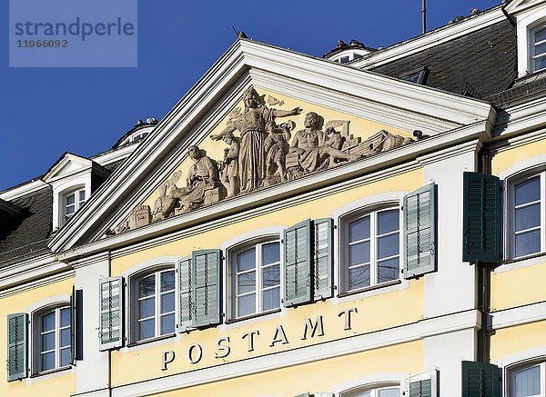 Ehemaliges Fürstenbergisches Palais  heute Postamt  Bonn  Rheinland  Nordrhein-Westfalen  Deutschland  Europa