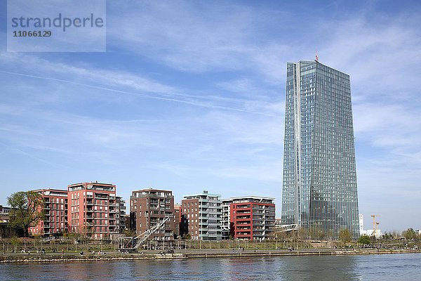 Europäische Zentralbank  Architekt Coop Himmelblau  Frankfurt am Main  Hessen  Deutschland  Europa