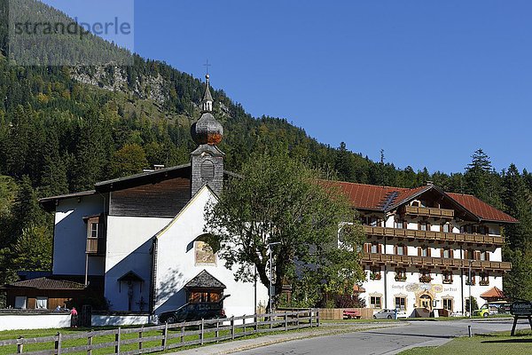 Hinterriß  Eng  Karwendel  Risstal  Rißbachtal  Tirol  Österreich  Europa