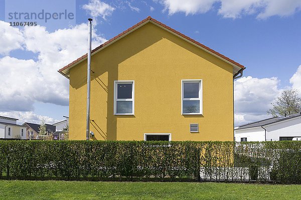 Einfamilienhaus im Neubaugebiet Hohenbuschei  Brackel  Dortmund  Ruhrgebiet  Nordrhein-Westfalen  Deutschland  Europa