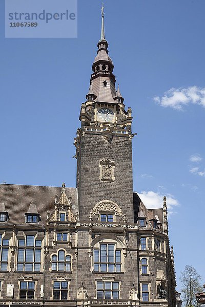 Rathaus  Wuppertal  Bergisches Land  Nordrhein-Westfalen  Deutschland  Europa