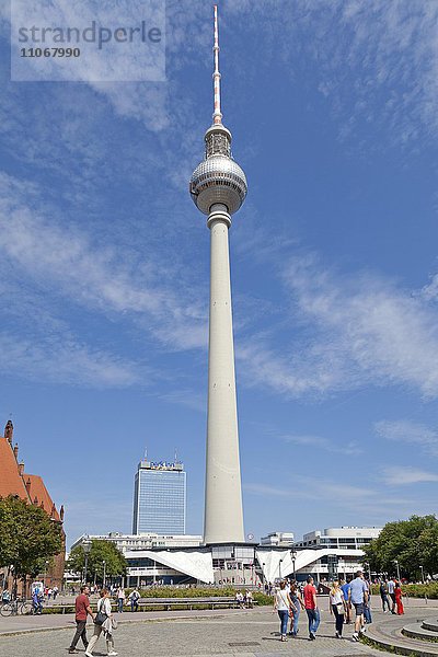 Fernsehturm Alex  Berlin  Deutschland  Europa