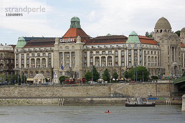 Hotel Gellert an der Donau  Jugendstil  Budapest  Ungarn  Europa