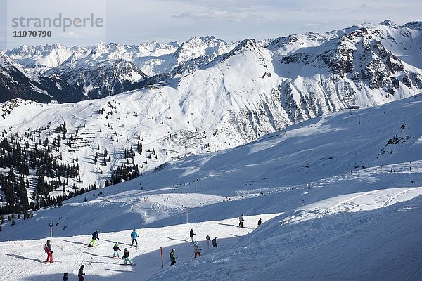 Skigebiet Silvretta Montafon  Nova Süd  Montafon  Vorarlberg  Österreich  Europa