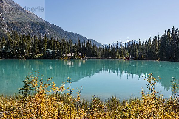 Emerald Lake  Yoho Nationalpark  kanadische Rocky Mountains  British Columbia  Kanada  Nordamerika