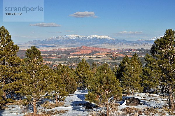 Lower Bowns und Henry Mountains  Colorado Plateau  Utah  USA  Nordamerika
