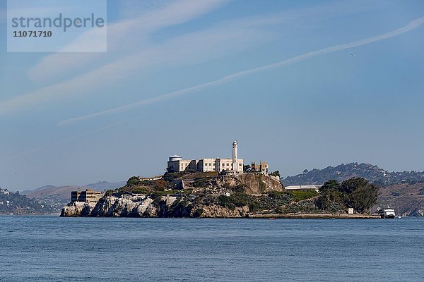 Gefängnisinsel Alcatraz in der San Francisco Bay  San Francisco  Kalifornien  USA  Nordamerika