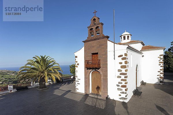 Wallfahrtskirche San Juan Bautista  Ortsteil Los Galguitos  San Andres y Sauces  La Palma  Kanarische Inseln  Spanien  Europa