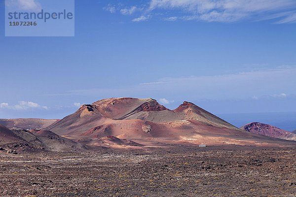 Feuerberge  Montanas del Fuego  Nationalpark Timanfaya  Lanzarote  Kanarische Inseln  Spanien  Europa