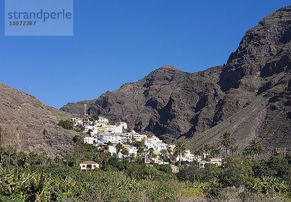 La Calera  Valle Gran Rey  La Gomera  Kanarische Inseln  Kanaren  Spanien  Europa