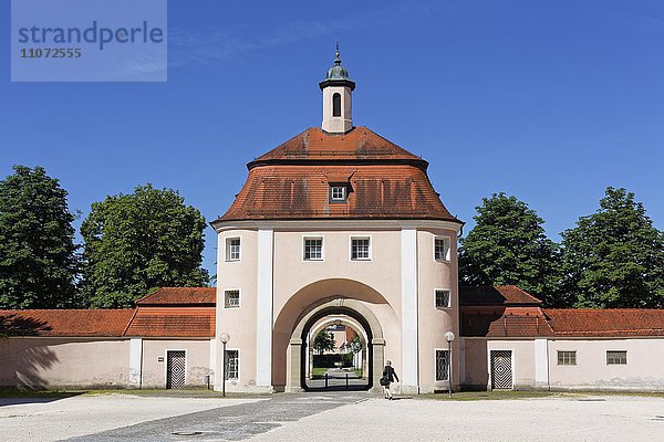 Klostertor  Kloster Wiblingen bei Ulm  Oberschwaben  Schwaben  Baden-Württemberg  Deutschland  Europa