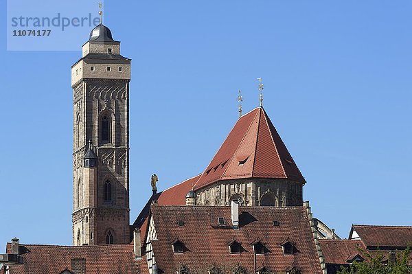 Kirche Unserere liebe Frau oder Obere Pfarre in Altstadt  Bamberg  Oberfranken  Bayern  Deutschland  Europa