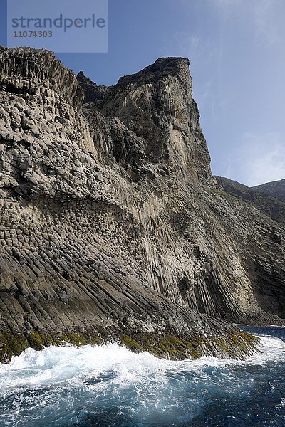 Basaltsäulen Los Órganos  La Gomera  Kanarische Inseln  Spanien  Europa