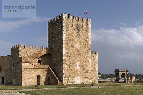 Festung Fortaleza Ozama  Santo Domingo  Dominikanische Republik  Nordamerika