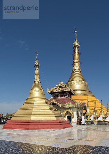 Kyaik Tan Lan Pagode  Kyaikthanlan Paya  Mawlamyine oder Mawlamyain  Mon-Staat  Myanmar  Asien
