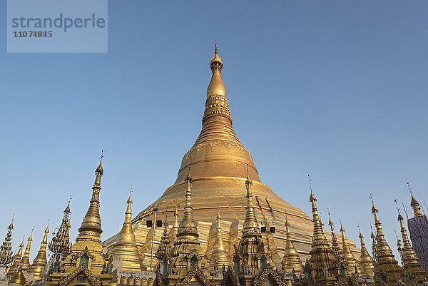 Shwedagon-Pagode  Rangun  Yangon  Burma  Myanmar  Asien
