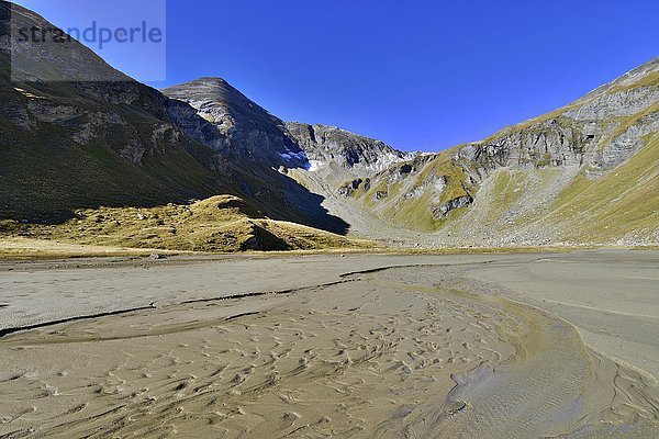 Nassfeld Speichersee  hinten Sinwelleck  Nationalpark Hohe Tauern  Kärnten  Österreich  Europa