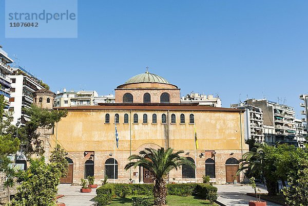 Griechisch-orthodoxe Kirche Hagia Sophia oder Agia Sophia  byzantinische Kreuzkuppelkirche  Altstadt von Thessaloniki oder Saloniki  Zentralmakedonien  Griechenland  Europa