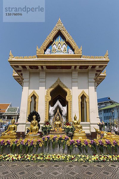 Bangkok Hauptstadt Statue Asien Innenhof Hof Thailand