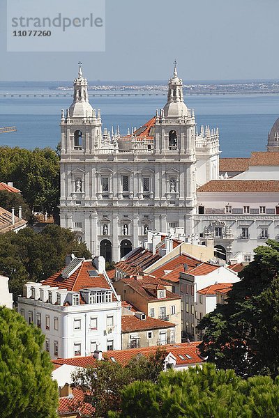 Kloster Igreja de Sao Vicente de Fora  Lissabon  Portugal  Europa