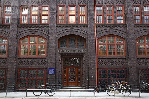 Historisches Kontorhaus Stubbenhuk  Hamburg  Deutschland  Europa