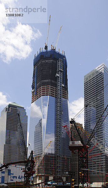 Blick auf die Baustelle am Ground Zero