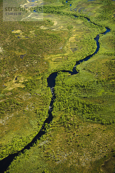 Luftaufnahme des Flusses