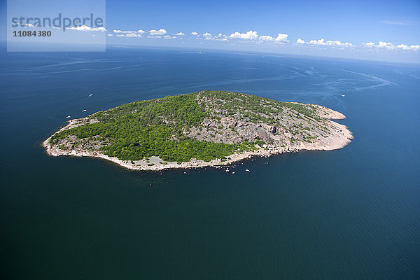 Luftaufnahme der Insel