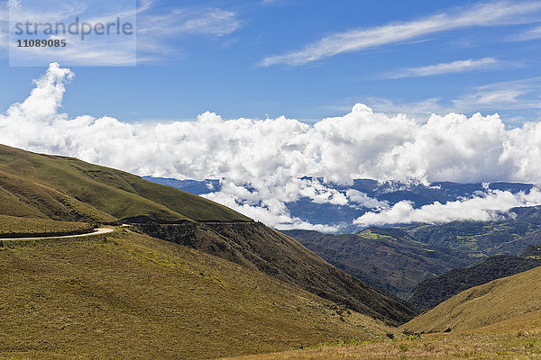 Peru  Chachapoyas  Gebirgspass