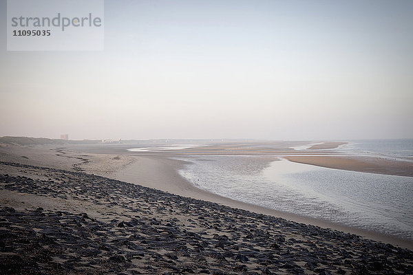 Blick auf den Strand  Renesse  Schouwen-Duiveland  Zeeland  Niederlande