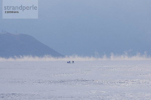 Meeresnebel  Stadt Hakodate  Präfektur Hokkaido  Japan