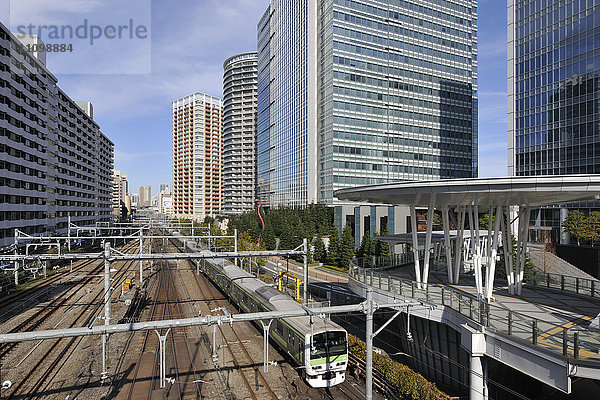 JR Yamanote-Linie  Bezirk Shinagawa  Präfektur Tokio  Honshu  Japan