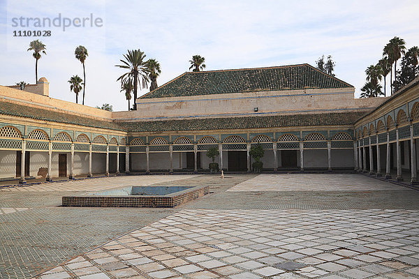 El Bahia Palace  Marrakesch  Marokko