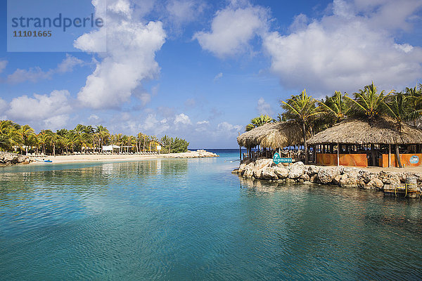 Hemingway Beach Strandbar und Grill  Willemstad  Curacao  Westindische Inseln  Kleine Antillen  ehemalige Niederländische Antillen  Karibik  Mittelamerika