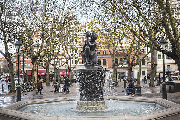 Venus-Brunnen  Sloane Square  London  England  Vereinigtes Königreich  Europa