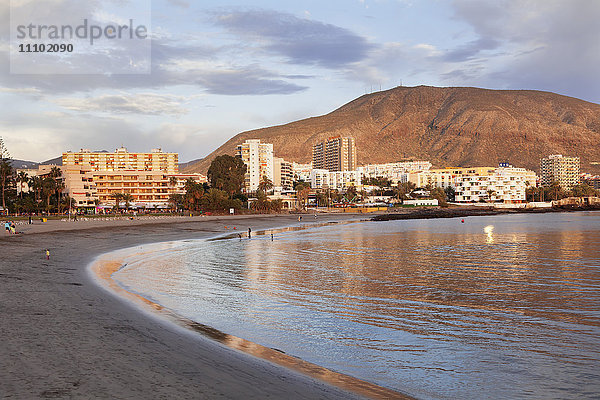 Playa de Los Cristianos  Los Cristianos  Teneriffa  Kanarische Inseln  Spanien  Atlantik  Europa