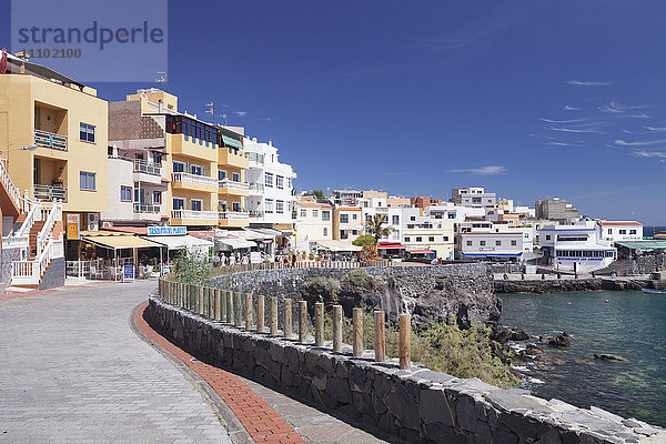 Promenade am Hafen  Los Abrigos  Teneriffa  Kanarische Inseln  Spanien  Atlantik  Europa