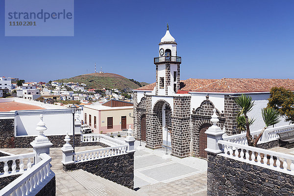 Kirche Iglesia Santa Maria de la Concepcion  Valverde  UNESCO-Biosphärenreservat  El Hierro  Kanarische Inseln  Spanien  Europa