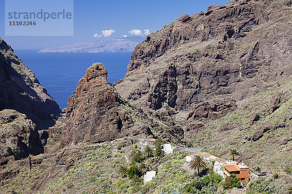 Bergdorf Masca  Teno-Gebirge  Teneriffa  Kanarische Inseln  Spanien  Europa