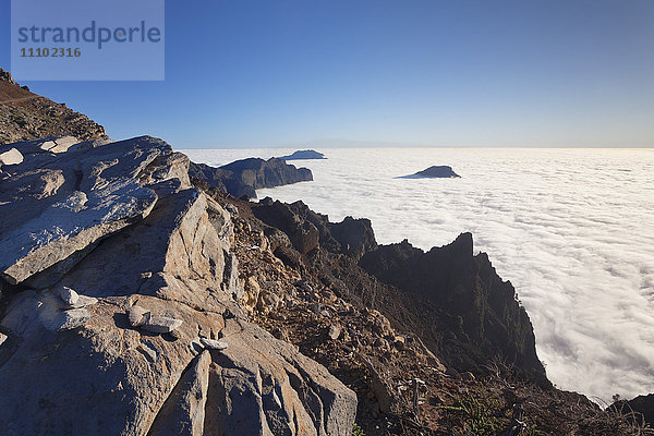 Caldera de Taburiente  Parque Nacional de la Caldera de Taburiente  UNESCO-Biosphärenreservat  La Palma  Kanarische Inseln  Spanien  Europa