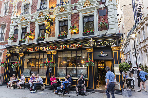 Der Sherlock Holmes Pub im Zentrum von London  England  Vereinigtes Königreich  Europa