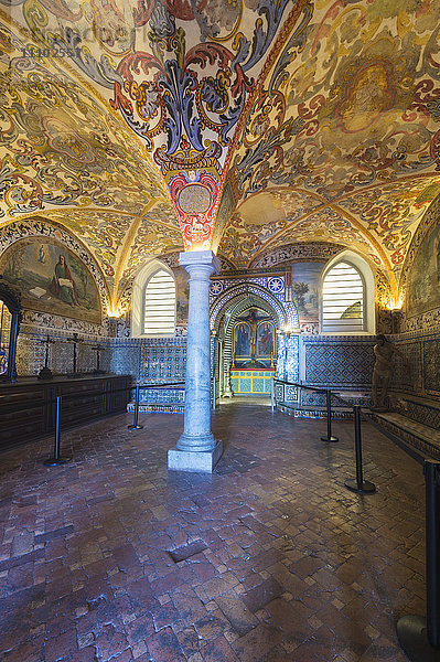 Kapitelsaal  Convento de Nossa Senhora da Conceicao (Kloster Unserer Lieben Frau von der Empfängnis)  Regionalmuseum Dona Leonor  Beja  Alentejo  Portugal  Europa