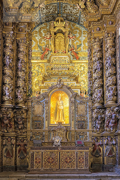 Hauptaltar  Convento de Nossa Senhora da Conceicao (Kloster und Kirche Unserer Lieben Frau von der Empfängnis)  Regionalmuseum Dona Leonor  Beja  Alentejo  Portugal  Europa