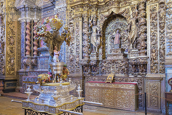 Johannes der Evangelist Altar  Convento de Nossa Senhora da Conceicao (Kloster Unserer Lieben Frau von der Empfängnis)  Regionalmuseum Dona Leonor  Beja  Alentejo  Portugal  Europa