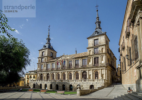 Rathaus  Plaza del Ayuntamiento  Toledo  Kastilien-La Mancha  Spanien  Europa