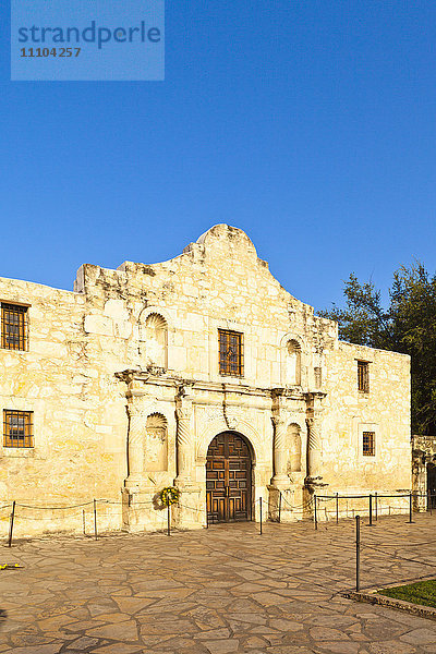 The Alamo  Mission San Antonio de Valero  San Antonio  Texas  Vereinigte Staaten von Amerika  Nord-Amerika