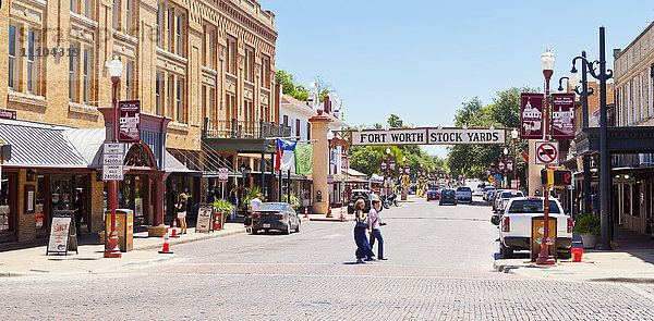 Fort Worth Stockyards  Texas  Vereinigte Staaten von Amerika  Nordamerika