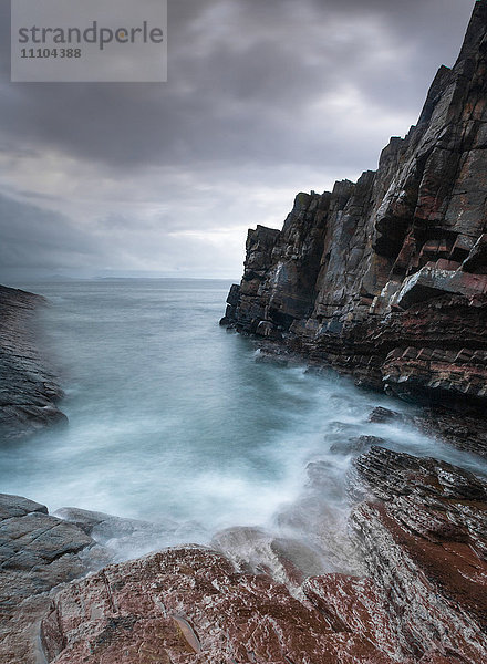 Bay of Stoer  Sutherland  Highland  Schottland  Vereinigtes Königreich  Europa