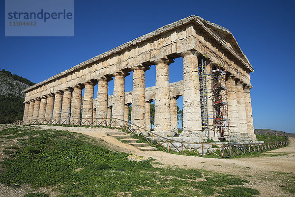 Segesta-Tempel  Segesta  Sizilien  Italien  Europa